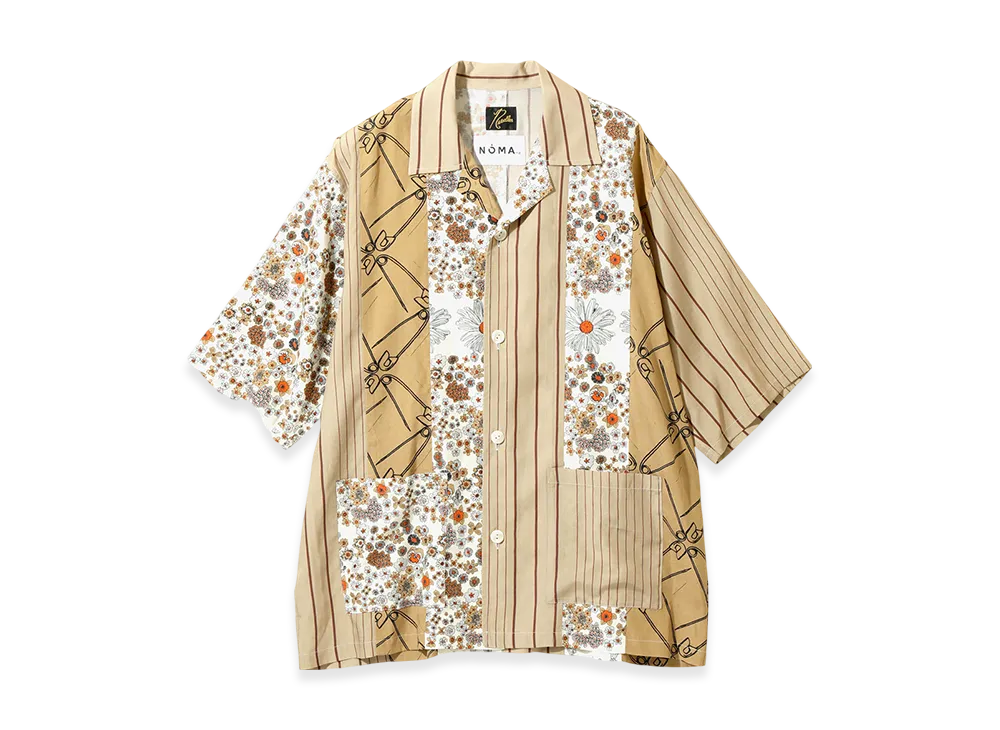 NEEDLES x NOMA t.d.Cabana Shirt - Patchwork "Beige"