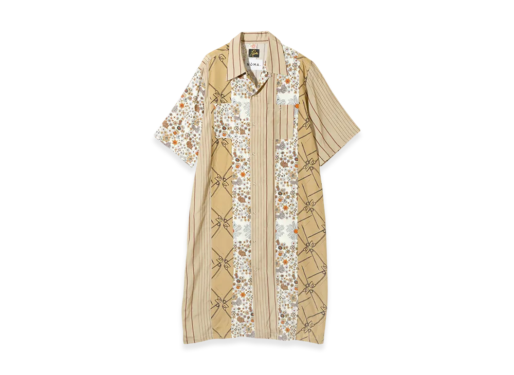 NEEDLES x NOMA t.d.S/S Cowboy One-Up Dress - Patchwork "Beige"