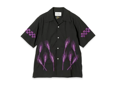 NEEDLES x NOMA t.d.S/S Classic Shirt - Hand Embroidery "Black"
