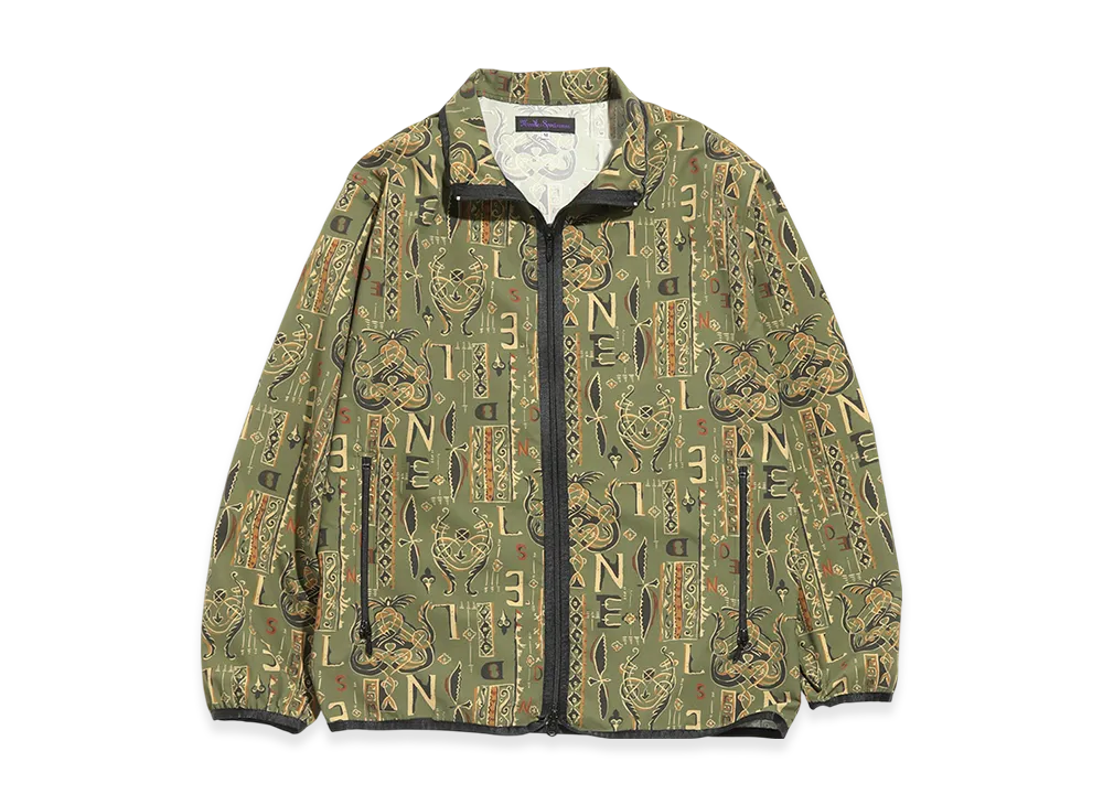 NEEDLES W.U. Piping Jacket - Poly Ripstop / Pt. "Alphabet"