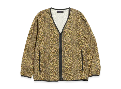 NEEDLES W.U. Piping V Neck Jacket - Poly Ripstop / Pt. "Paisley"