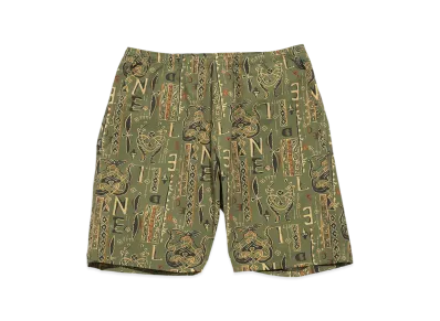 NEEDLES W.U. Short - Poly Ripstop / Pt. "Alphabet"