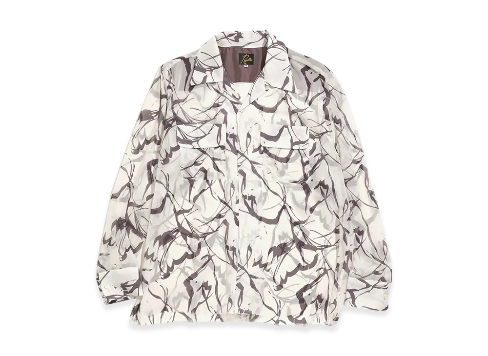 NEEDLES C.O.B. Classic Shirt - Poly Chiffon / Pt. "Willow"