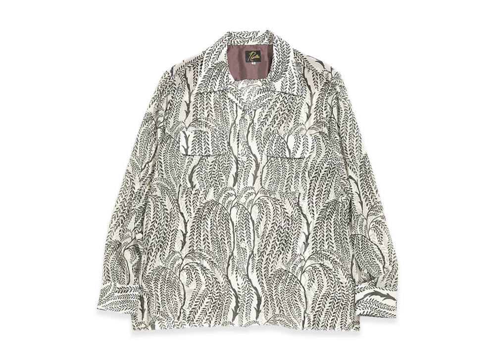 NEEDLES C.O.B. Classic Shirt - Poly Chiffon / Pt. "Tree"