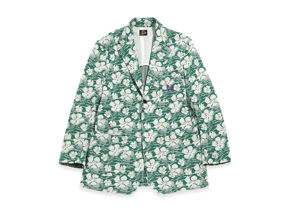 NEEDLES 2B Plaid Jacket - Poly JQ. "Floral"
