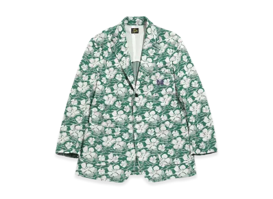 NEEDLES 2B Plaid Jacket - Poly JQ. "Floral"