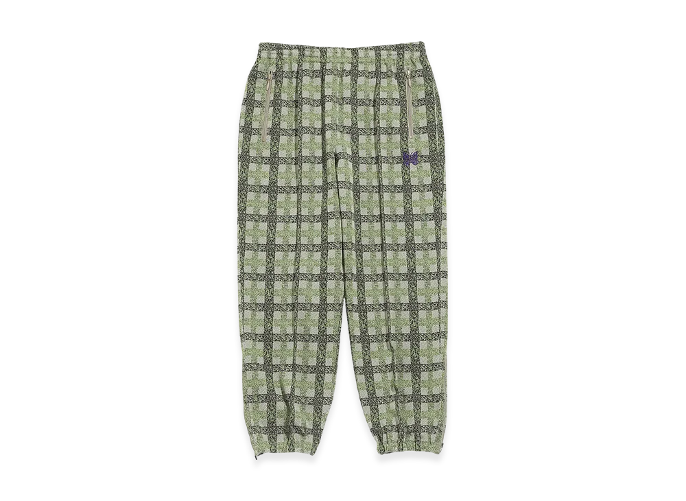 NEEDLES Zipped Track Pant - Poly JQ. "Plaid"
