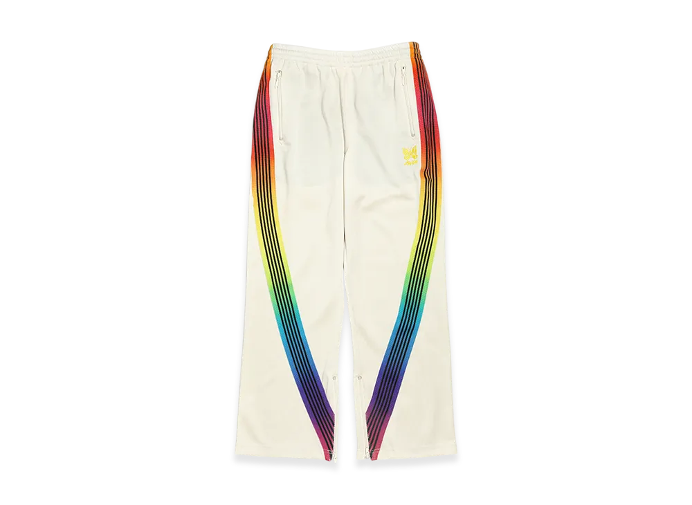 NEEDLES Zipped Track Pant - Twist Tape "Off White"