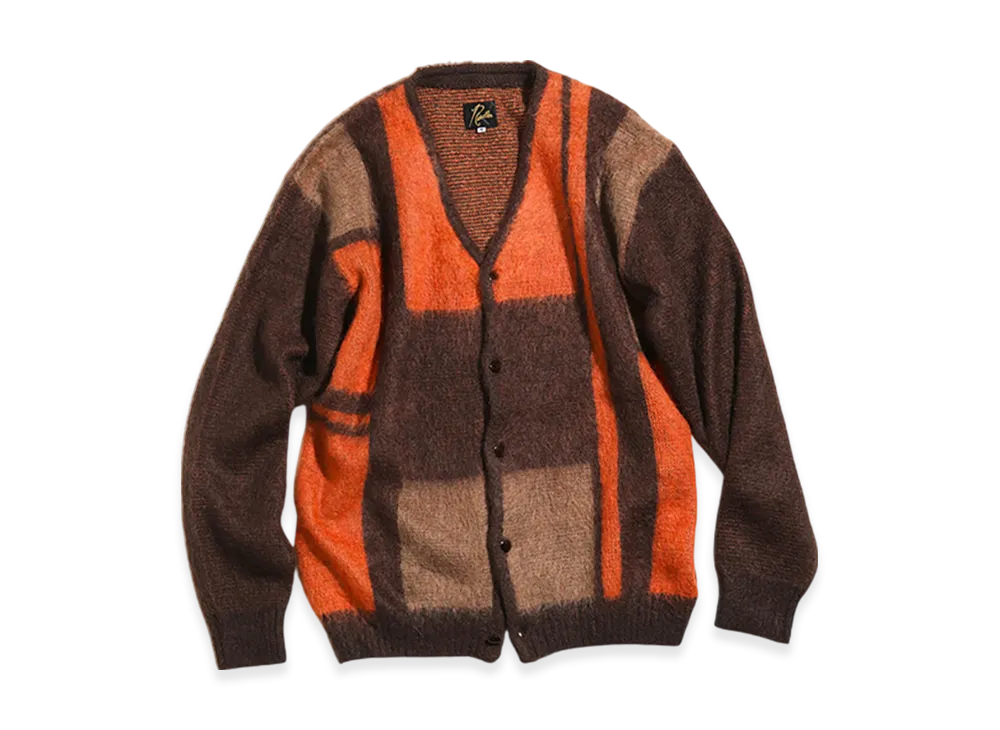 NEEDLES Mohair Cardigan "Mondrian"