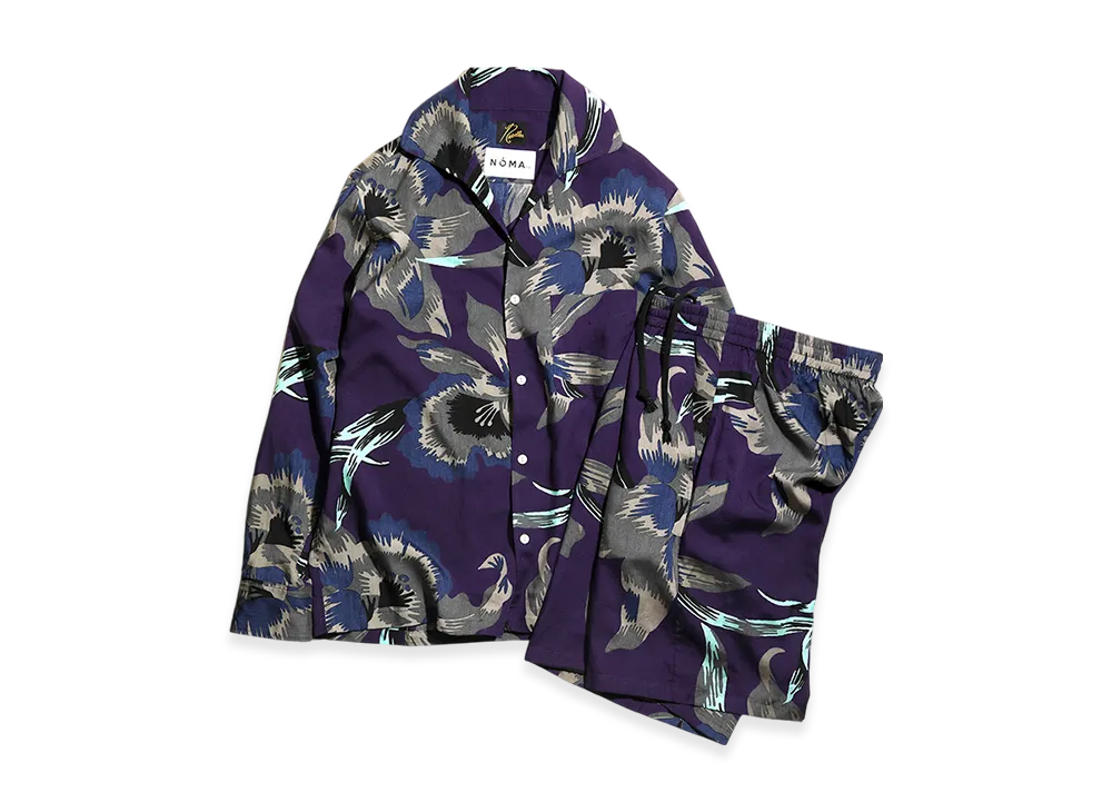 NEEDLES x NOMA t.d.Italian Collar Shirt "Purple"