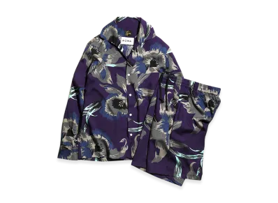 NEEDLES x NOMA t.d.Italian Collar Shirt "Purple"