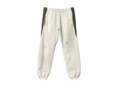 NEEDLES 2-Tone String Sweat Pant-Cotton French Terry "White"