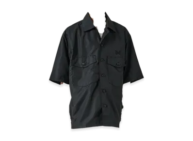NEEDLES x Studious Exclusive Fatigue S/S Shirt - Water repellent Nylon "Black"