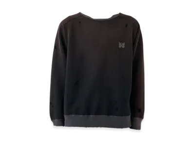 NEEDLES x Studious Exclusive 2-Tone CrewNeck Sweat Shirts "Black"
