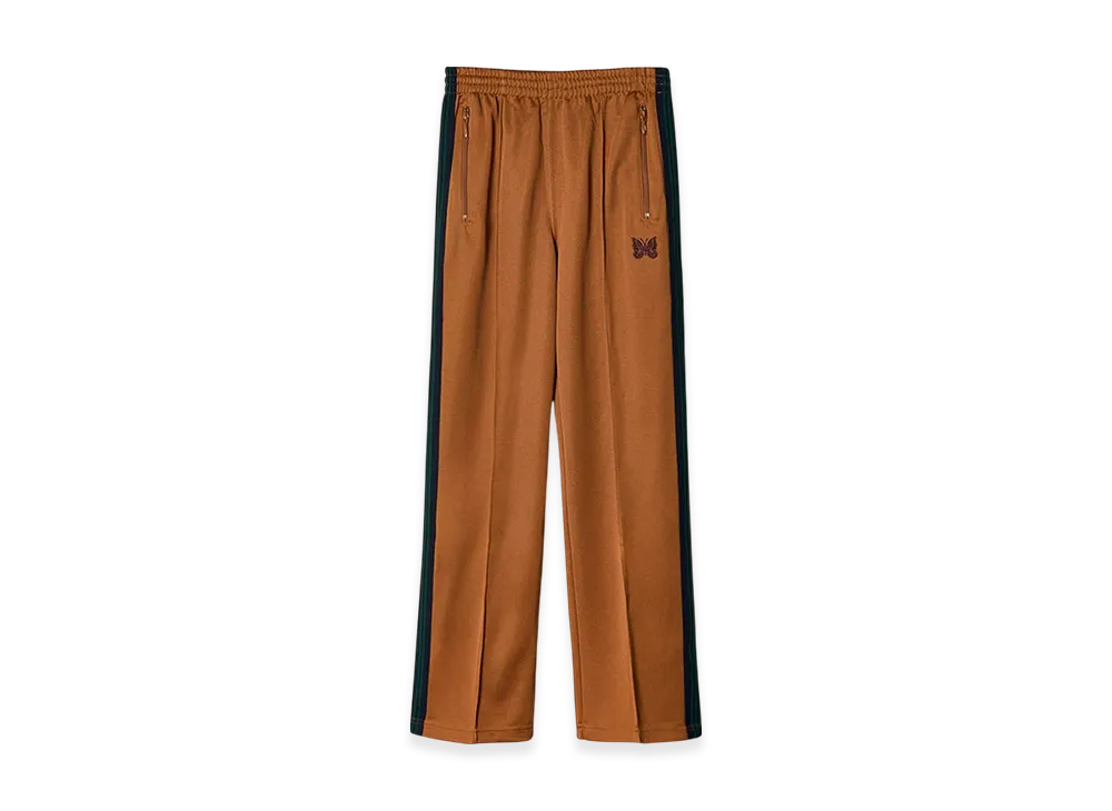 NEEDLES x Studious Exclusive Narrow Track Pant - Poly Smooth "Brown"