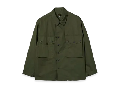 NEEDLES x Studious Field Jacket - C/N Oxford Cloth "Olive"