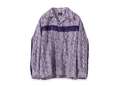 NEEDLES x Studious Fringe One-Up Shirt - AC/R/C Python Jq "Purple"
