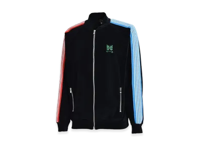 NEEDLES x BREATH Rib Collar Track Jacket - C/PE Velour "Black"