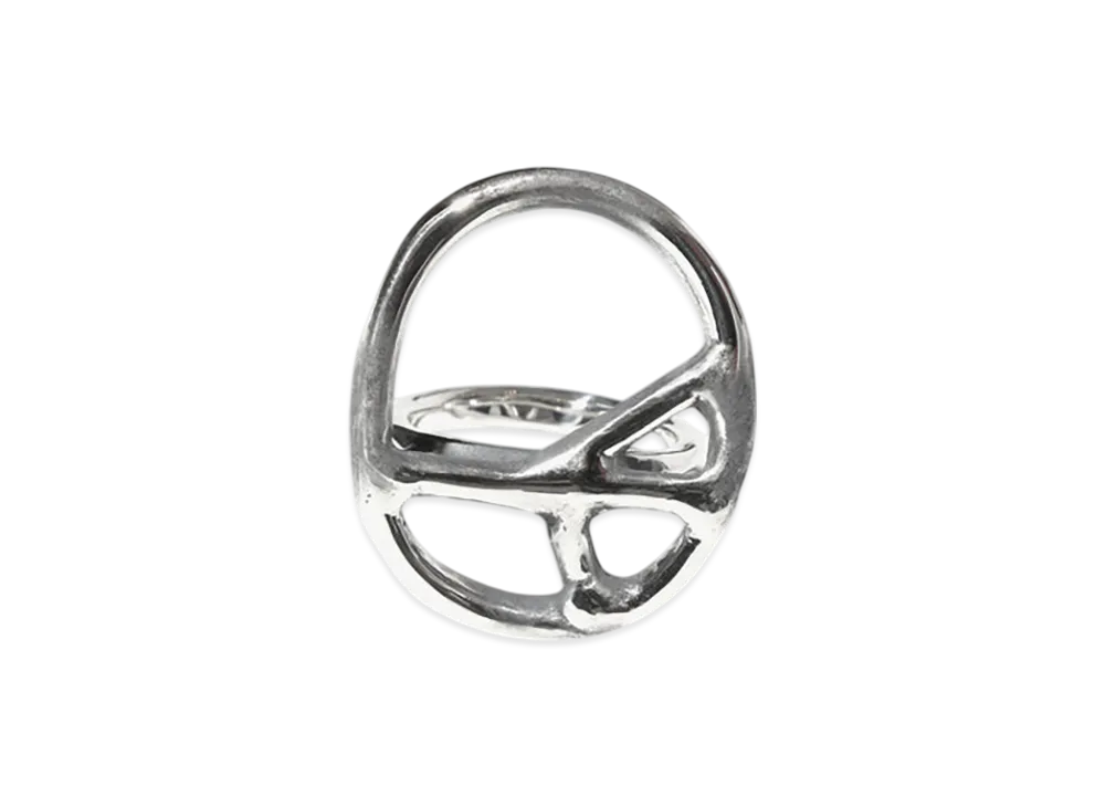 NEEDLES Large Peace Ring - 925 Silver "Silver"