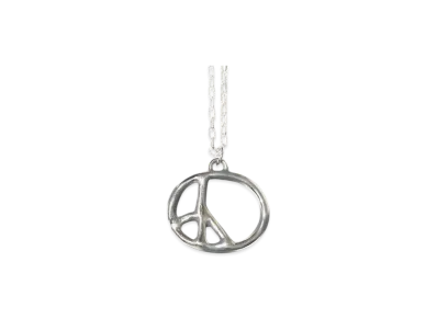 NEEDLES Large Peace Pendant - 925 Silver "Silver"