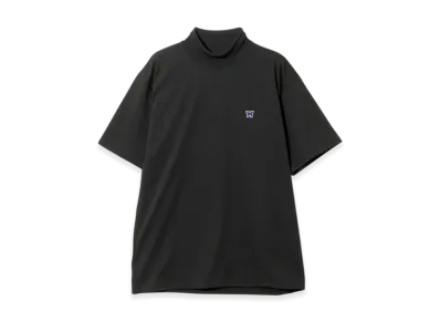 NEEDLES S/S Mock Neck Tee - Poly Jersey "Black"