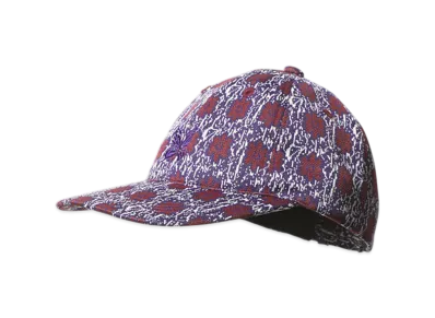 NEEDLES Baseball Cap - Poly Jacquard "Red"