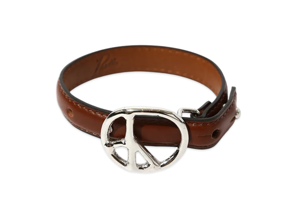 NEEDLES Peace Buckle Narrow Bracelet - Steer "Brown"