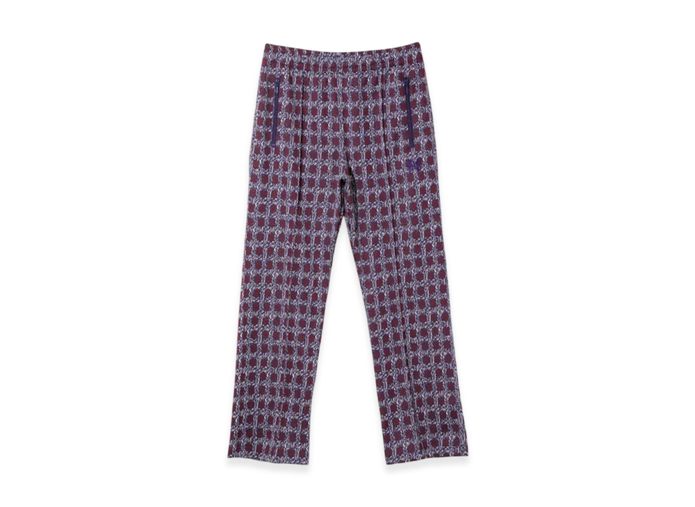 NEEDLES Track Pant - Poly Jacquard "Purple"
