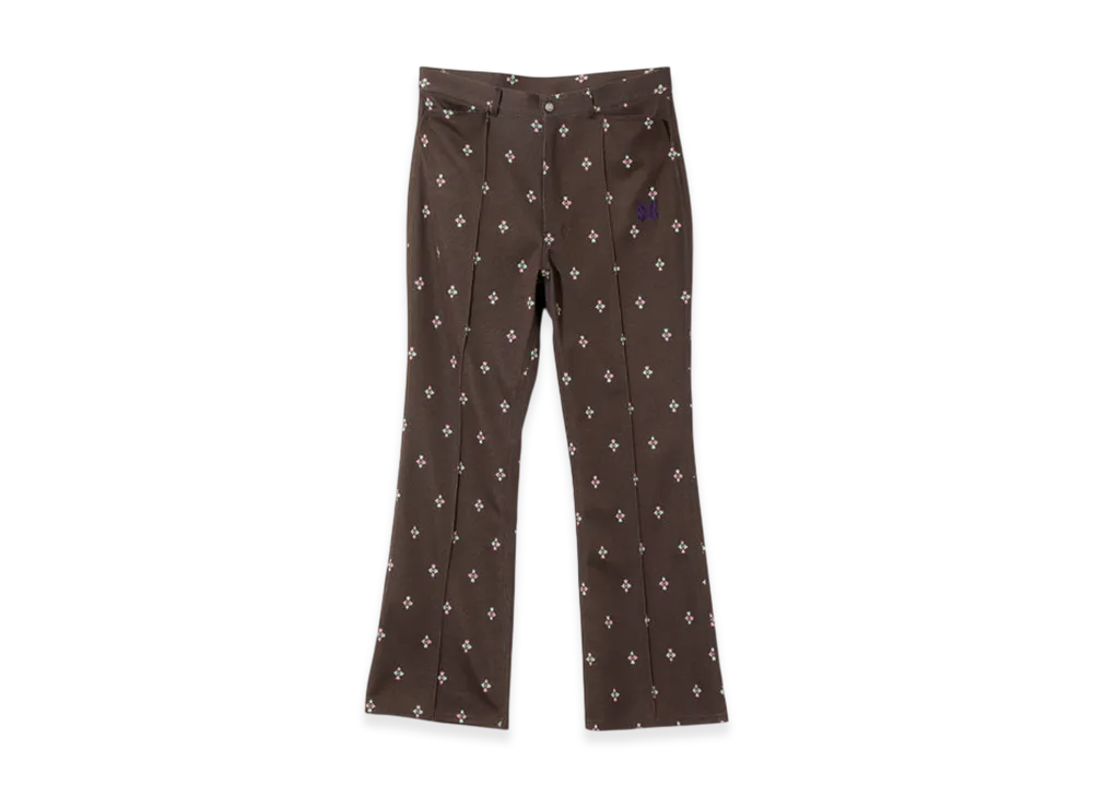 NEEDLES Boot-Cut Jean - Poly Jacquard "Brown"