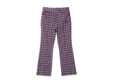 NEEDLES Boot-Cut Jean - Poly Jacquard "Purple"