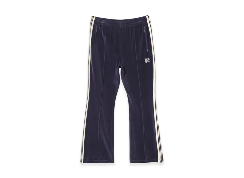 NEEDLES Boot-Cut Track Pant - C/PE Velour "Purple"