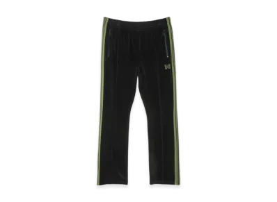 NEEDLES Narrow Track Pant - C/PE Velour "Black"
