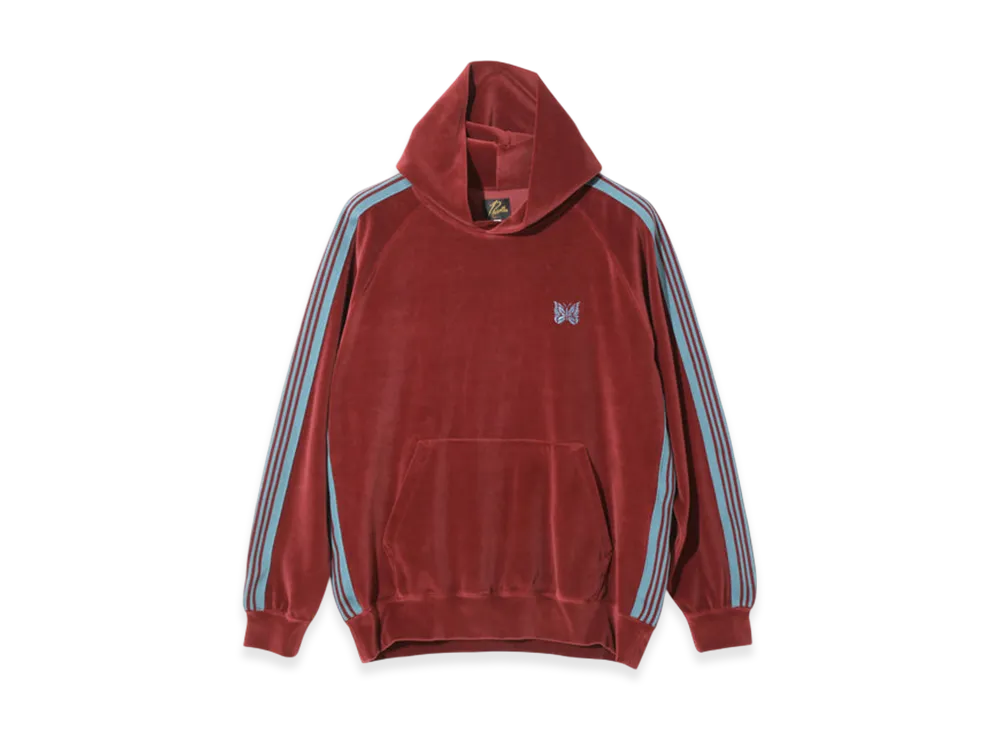 NEEDLESTrack Hoody - C/PE Velour "Red"