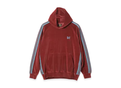 NEEDLESTrack Hoody - C/PE Velour "Red"