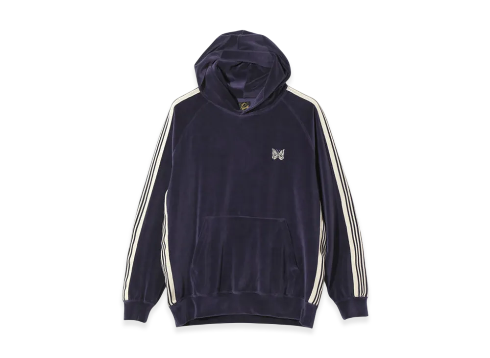 NEEDLES Track Hoody - C/PE Velour "Purple"