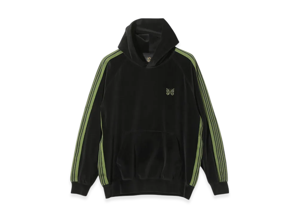 NEEDLES Track Hoody - C/PE Velour "Red"