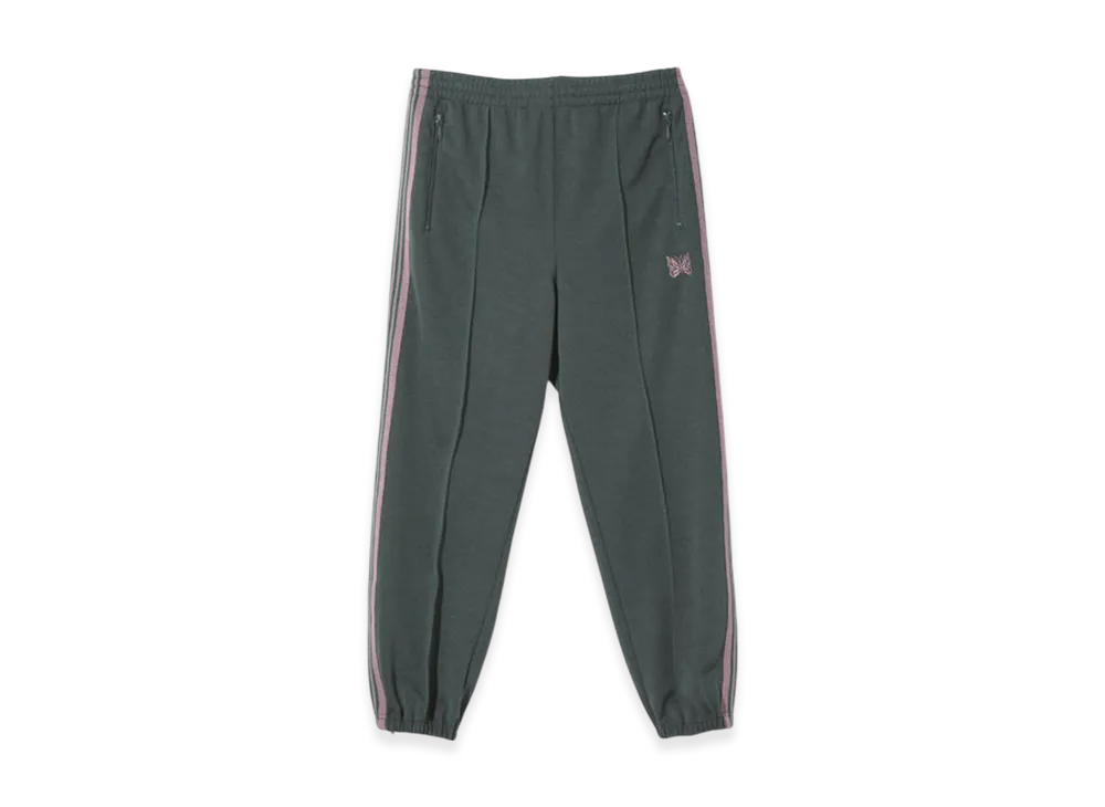 NEEDLES Zipped Track Pant - Poly Smooth "Green"