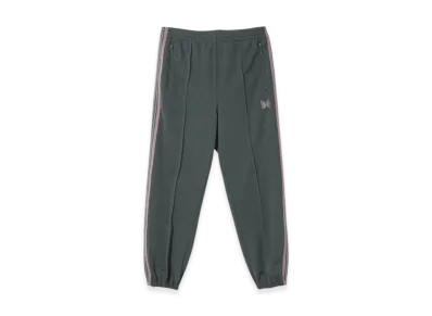 NEEDLES Zipped Track Pant - Poly Smooth "Green"