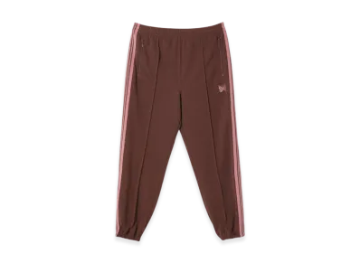 NEEDLES Zipped Track Pant - Poly Smooth "Brown"
