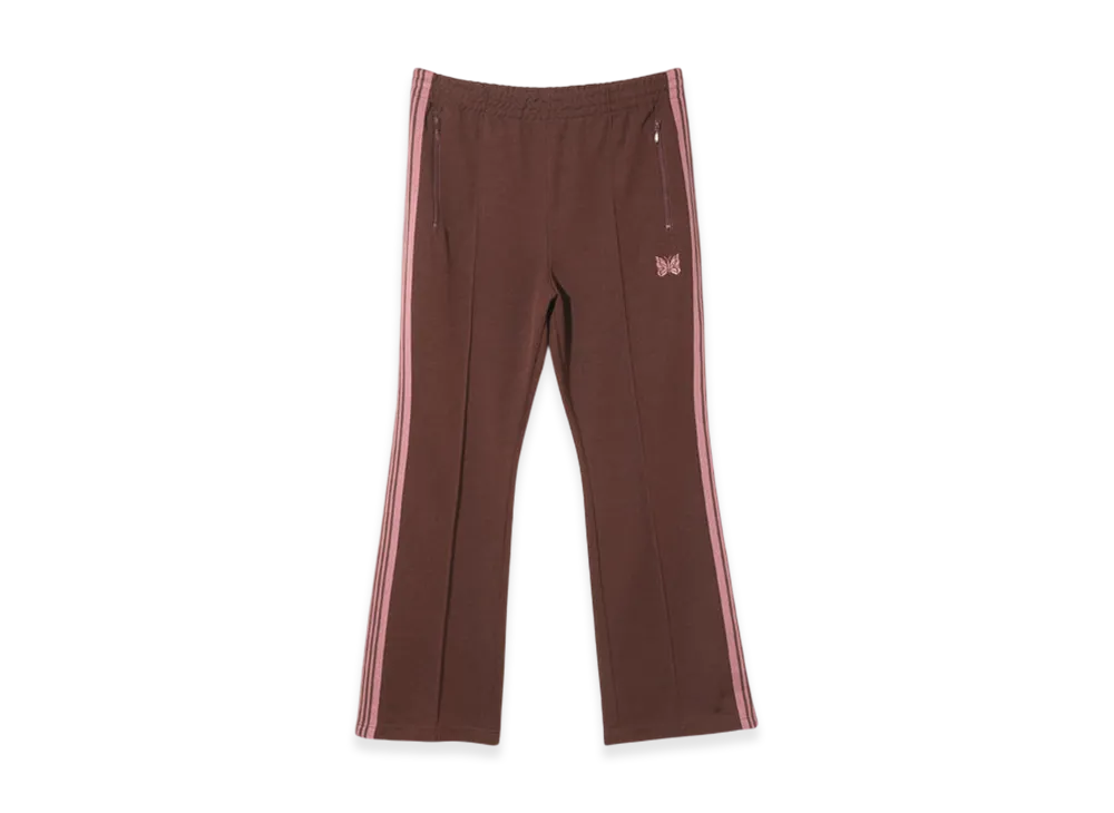 NEEDLES Boot-Cut Track Pant - Poly Smooth "Brown"
