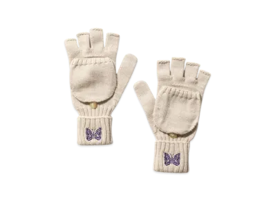 NEEDLES Convertible Glove - Merino Wool "White"