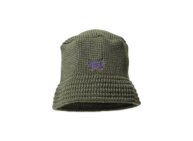 NEEDLES Bucket Hat - Merino Wool "Khaki"
