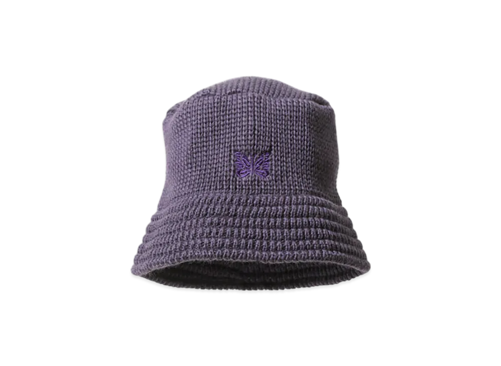 NEEDLES Bucket Hat - Merino Wool "Purple"