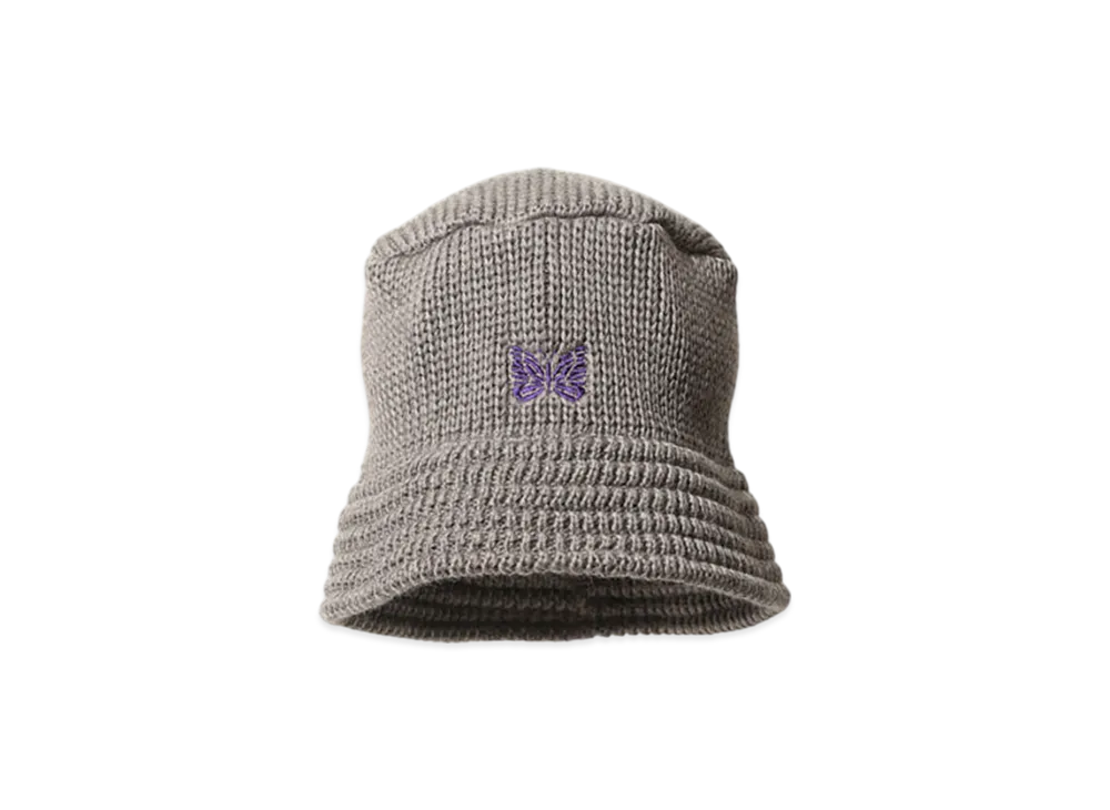 NEEDLES Bucket Hat - Merino Wool "Gray"