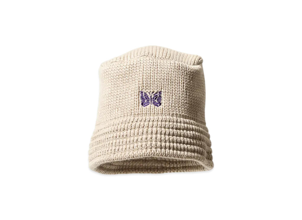 NEEDLES Bucket Hat - Merino Wool "White"