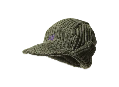 NEEDLES Bird Shooting Cap - Merino Wool "Khaki"