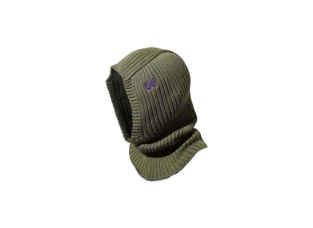 NEEDLES Balaclava - Merino Wool "Khaki"