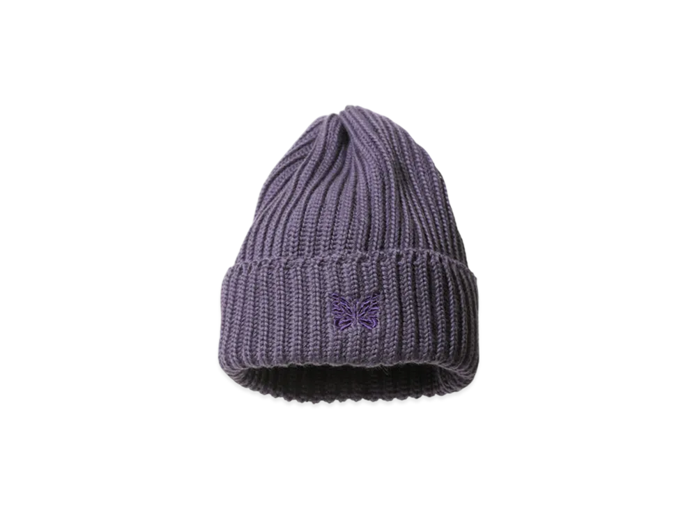 NEEDLES Watch Cap - Merino Wool "Purple"