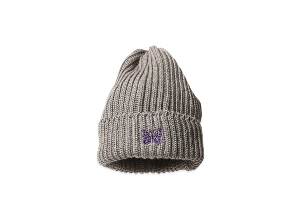 NEEDLES Watch Cap - Merino Wool "Gray"