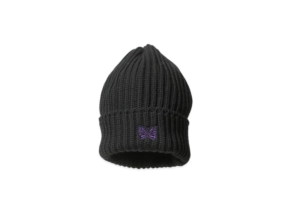 NEEDLES Watch Cap - Merino Wool "Black"